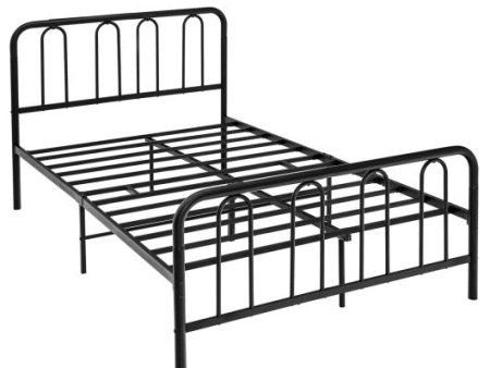 Full Queen Size Metal Bed Frame with Headboard and Footboard-Full Size For Discount