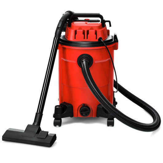 3 in 1 6.6 Gallon 4.8 Peak HP Wet Dry Vacuum Cleaner with Blower-Red For Cheap