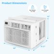 10000 BTU Window Air Conditioner-White For Sale