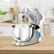 6.3 Quart Tilt-Head Food Stand Mixer 6 Speed 660W-Silver Supply