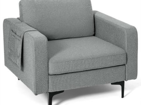 1 2 3 4-Seat Convertible Sectional Sofa with Reversible Ottoman-1-Seat Cheap