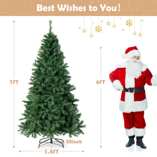 7 Feet Christmas Tree Pre-Lit  3-Minute Quick Shape For Cheap