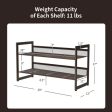 2 3 4 Tiers Flat and Slant Metal Shoe Rack for Entryway Hallway-2-Tier For Cheap