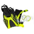 Aqua Leisure Dyna Adult 5-Piece Dive Set - Adult Size M L Mens 4.5-8.5 Ladies 5.5-9.5 [DPX18230S3M] Supply