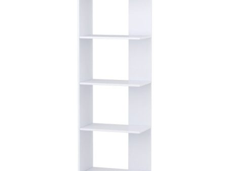 5-tier Freestanding Decorative Storage Display Bookshelf For Discount