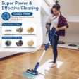 3-in-1 Handheld Cordless Stick Vacuum Cleaner with 6-cell Lithium Battery-Blue Cheap