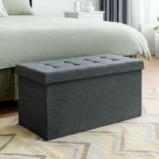 31.5 Inch Fabric Foldable Storage with Removable Storage Bin-Dark Gray Supply