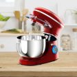 6.3 Quart Tilt-Head Food Stand Mixer 6 Speed 660W-Red Discount