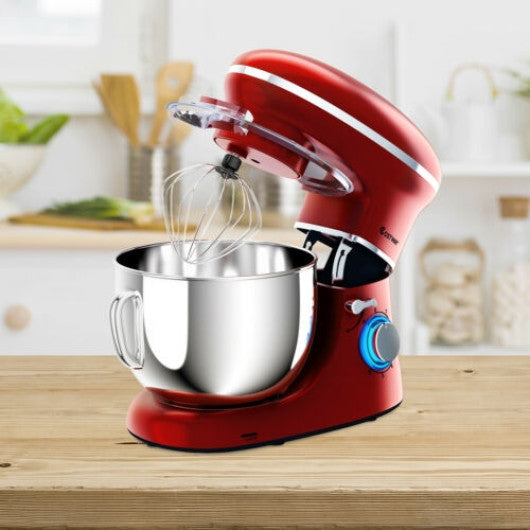 6.3 Quart Tilt-Head Food Stand Mixer 6 Speed 660W-Red Discount