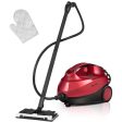 2000W Heavy Duty Multi-purpose Steam Cleaner Mop with Detachable Handheld Unit-Red For Discount