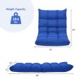 14-Position Adjustable Folding Lazy Gaming Sofa-Blue Hot on Sale