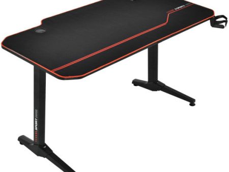 55 Inch Gaming Desk with Free Mouse Pad with Carbon Fiber Surface Hot on Sale