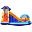 Inflatable Bouncy House with Slide and Splash Pool without Blower Online Hot Sale