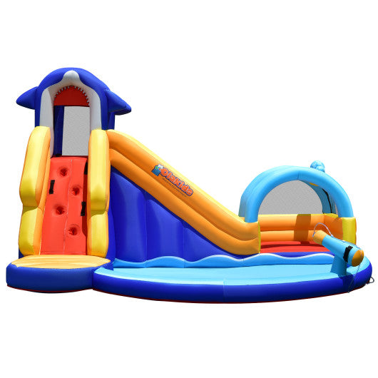 Inflatable Bouncy House with Slide and Splash Pool without Blower Online Hot Sale