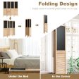 4-Panel Folding Privacy Room Divider Screen with Chalkboard For Discount