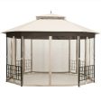 10’x 12’ Octagonal Patio Gazebo-Beige Online now