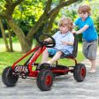 4 Wheel Pedal Powered Ride On with Adjustable Seat-Red Sale