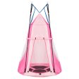 2-in-1 40 Inch Kids Hanging Chair Detachable Swing Tent Set-Pink Supply