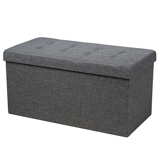 31.5 Inch Fabric Foldable Storage with Removable Storage Bin-Dark Gray Supply