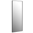 59  Full Length Mirror Large Rectangle Bedroom Mirror-Black For Sale