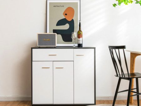 Buffet Sideboard Storage Cabinet with Spacious Table Top For Cheap