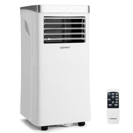 10000BTU 3-in-1 Portable Air Conditioner with Remote Control-White Online Hot Sale