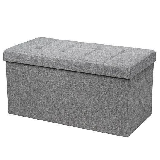 31.5 Inch Fabric Foldable Storage with Removable Storage Bin-Light Gray Supply