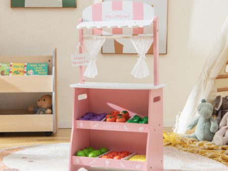 Kid s Farmers Market Stand-Pink on Sale