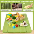 3-in-1 Outdoor Wooden Kids Water Sand Table with Play Boxes Supply