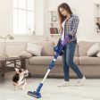 3-in-1 Handheld Cordless Stick Vacuum Cleaner with 6-cell Lithium Battery-Blue Cheap