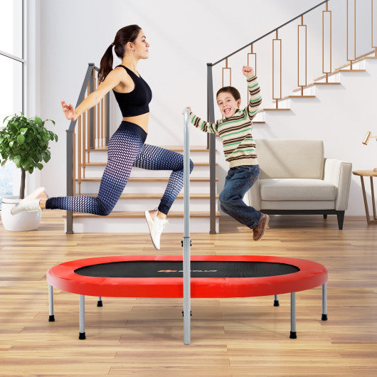 2-Person Foldable Mini Kids Fitness Rebounder Trampoline-Red Supply