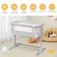 Travel Portable Baby Bed Side Sleeper  Bassinet Crib with Carrying Bag-Beige Supply