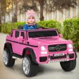 12V Licensed Mercedes-Benz Kids Ride On Car-Pink Fashion