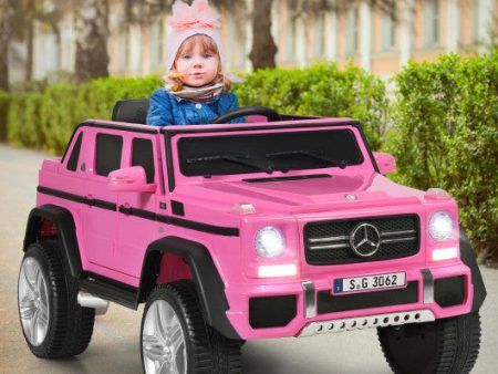 12V Licensed Mercedes-Benz Kids Ride On Car-Pink Fashion