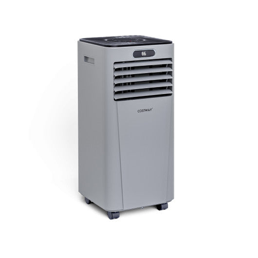 10000 BTU 4-in-1 Portable Air Conditioner with Dehumidifier and Fan Mode-Gray For Cheap