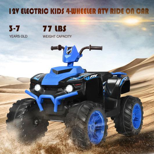 12V Kids 4-Wheeler ATV Quad Ride On Car -Navy Online now