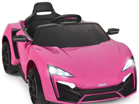 12V 2.4G RC Electric Vehicle with Lights-Pink Online Hot Sale