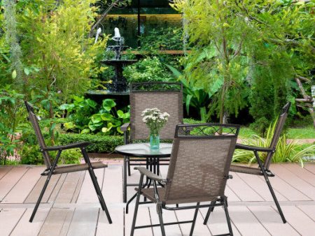 Set of 4 Patio Folding Chairs Discount