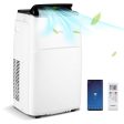 13000 BTU Portable 4-in-1 Air Conditioner with App and Voice Control-White Fashion