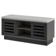 Shoe Bench with 6 Storage Compartments and 3 Adjustable Shelves-Gray Hot on Sale