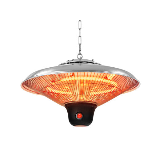 1500W Electric Hanging Ceiling Mounted Infrared Heater with Remote Control-White Hot on Sale