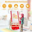 Flip-Over Double-Sided Kids Art Easel Supply