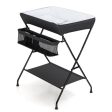 Baby Storage Folding Diaper Changing Table-Black Sale