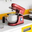 7.5 Qt Tilt-Head Stand Mixer with Dough Hook-Red Online Hot Sale