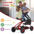 4 Wheel Pedal Powered Ride On with Adjustable Seat-Red Sale