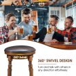 Set of 2 29-Inch Swivel Leather Padded Dining Bar Stools Cheap