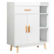 Floor Storage Cabinet Free Standing Cupboard Chest Hot on Sale