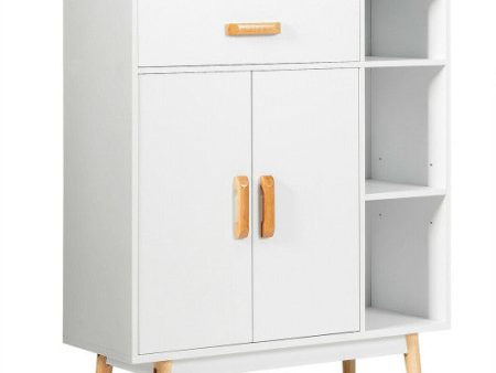 Floor Storage Cabinet Free Standing Cupboard Chest Hot on Sale