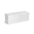 45 Inches Large Folding Ottoman Storage Seat-White For Sale