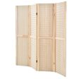 4-Panel Pegboard Display 5 Feet Tall Folding Privacy Screen for Craft Display Organized Online now